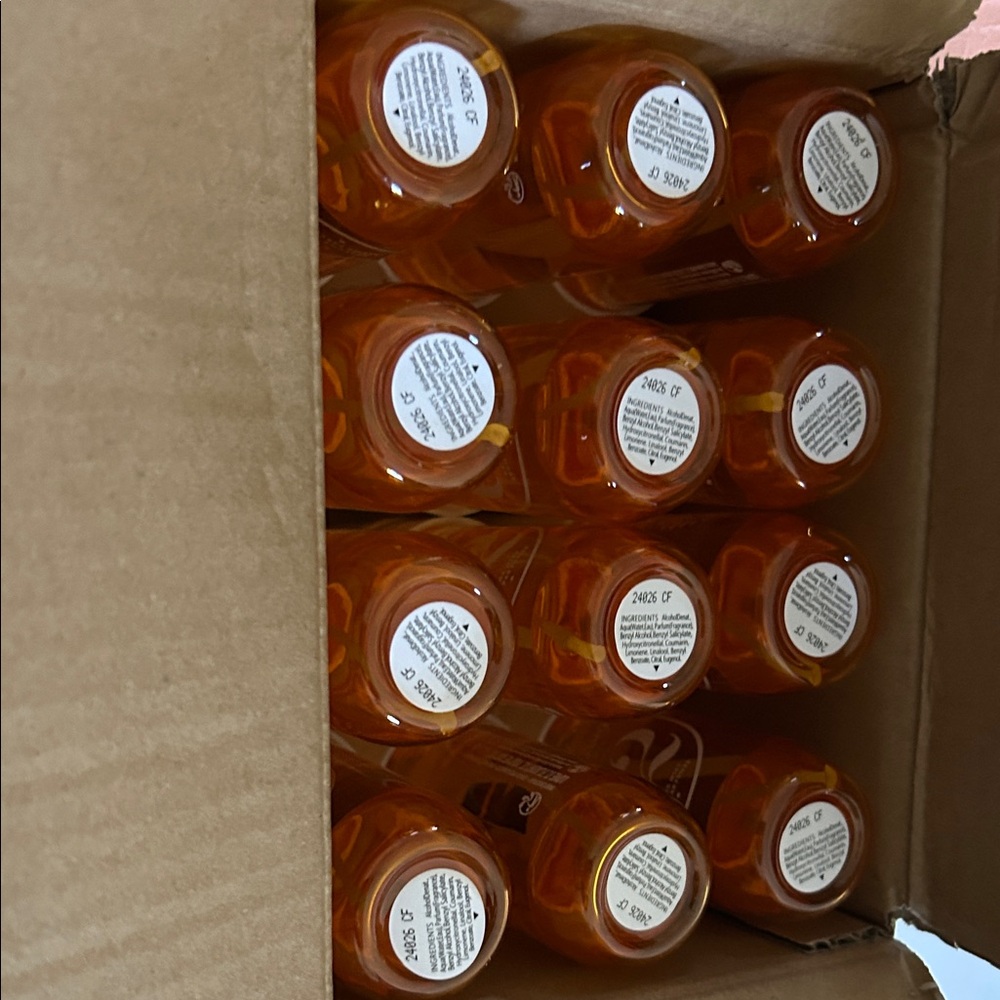 Box of Orange Bottles